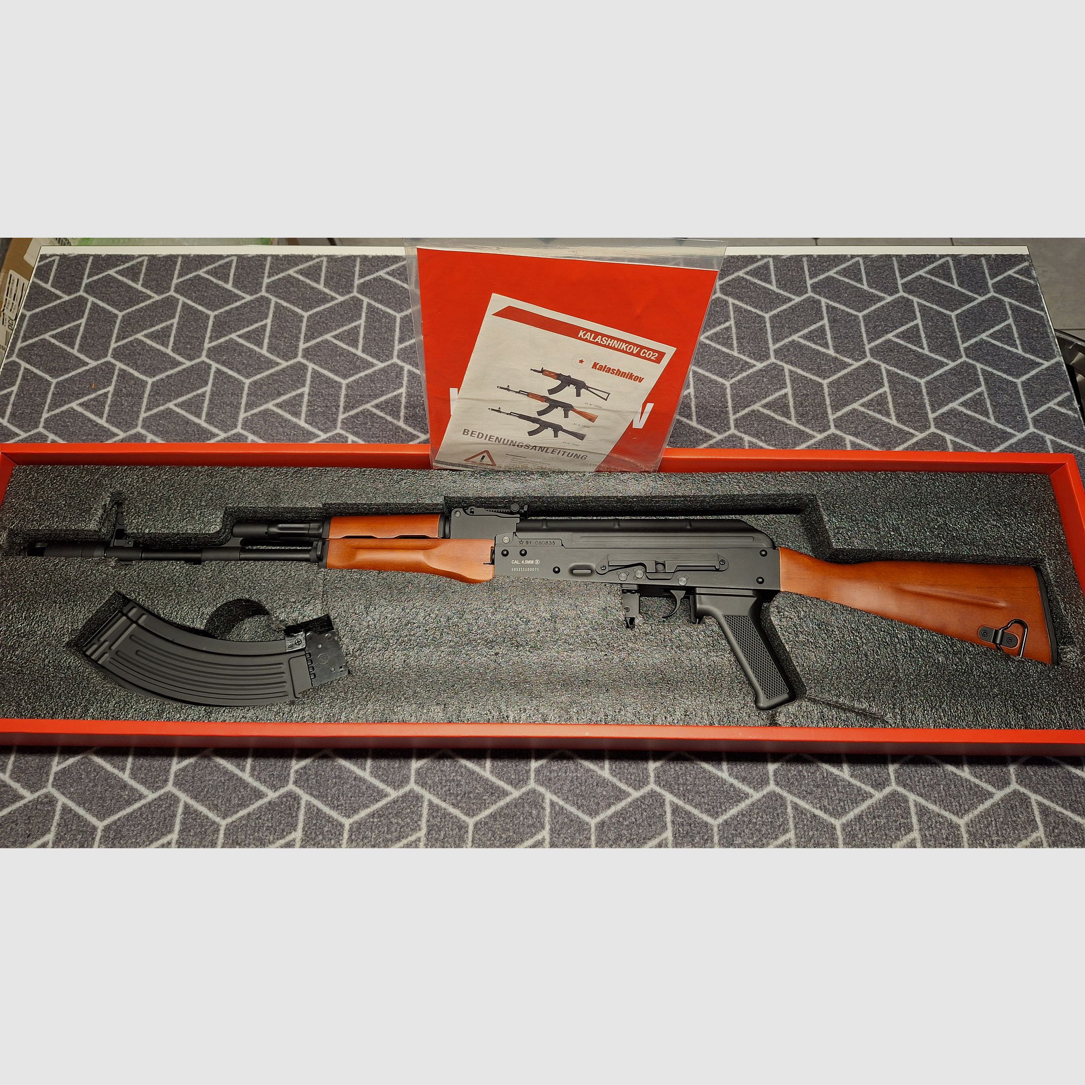Kalashnikov AK74 G.S.G. Co2 air rifle 4.5 mm-NEW!