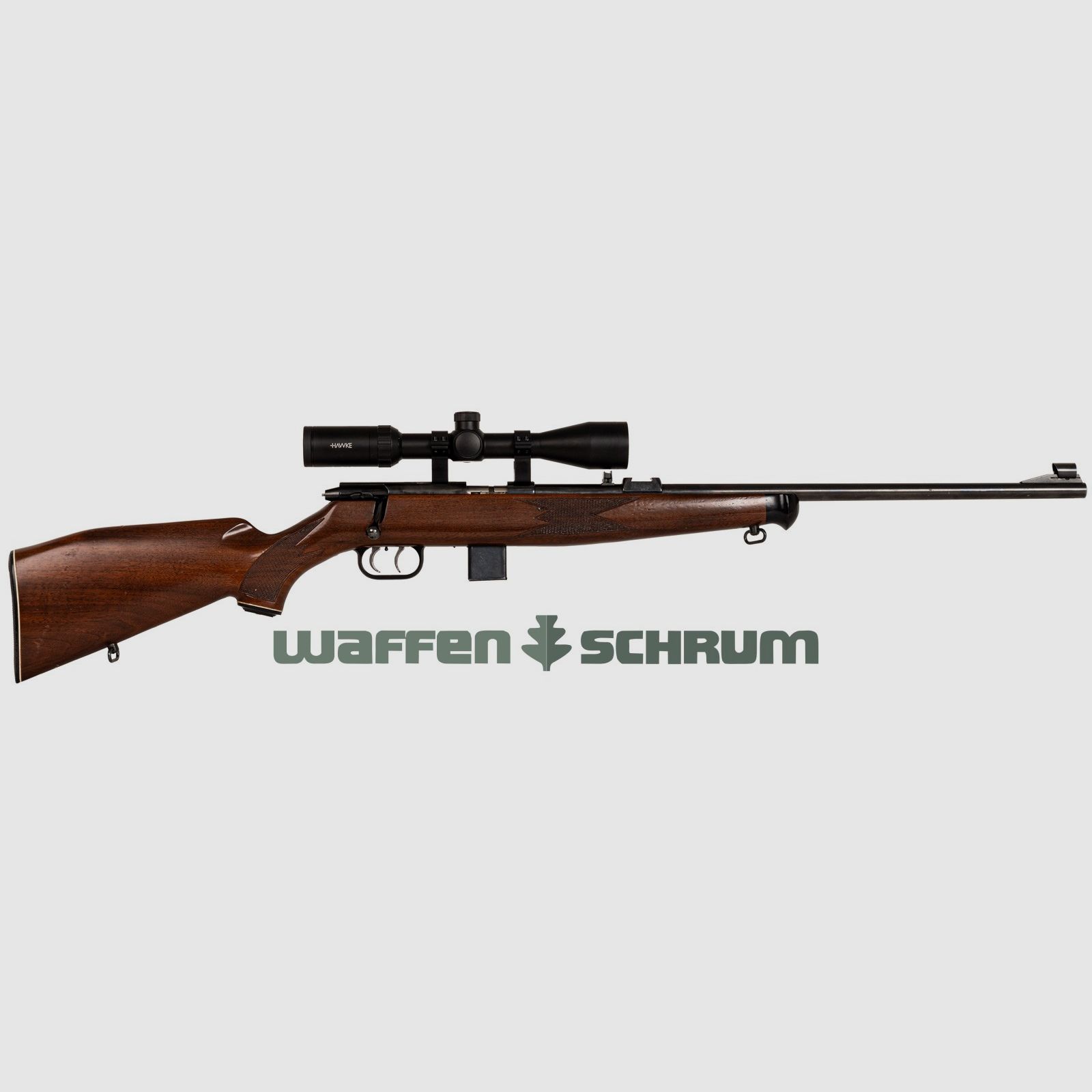 Krico ohne , .22WinMag , ZF Hawke Vantage IR 3-9x40 Abs. L4A Dot mit 1'' Mittelrohr , mit Stecher, LL: 56cm