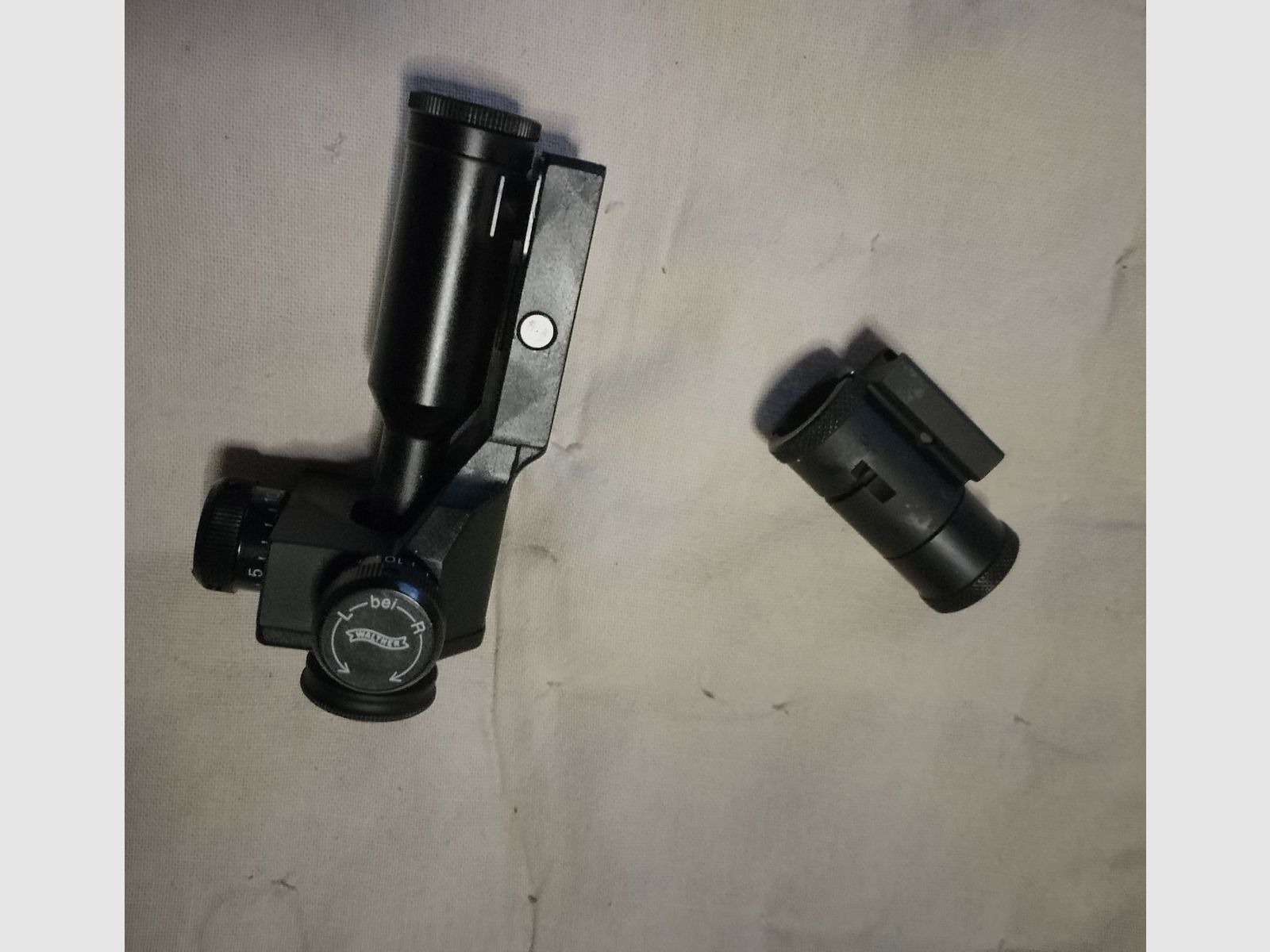 Diopter Walther lgm2 Klickverstellung lgm lgv mit Korntunnel klick Verstellung korn Tunnel Gewehr Match Luftgewehr  dioptervisierung