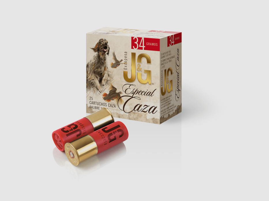 Cartouches J&G Especial Caza 34g