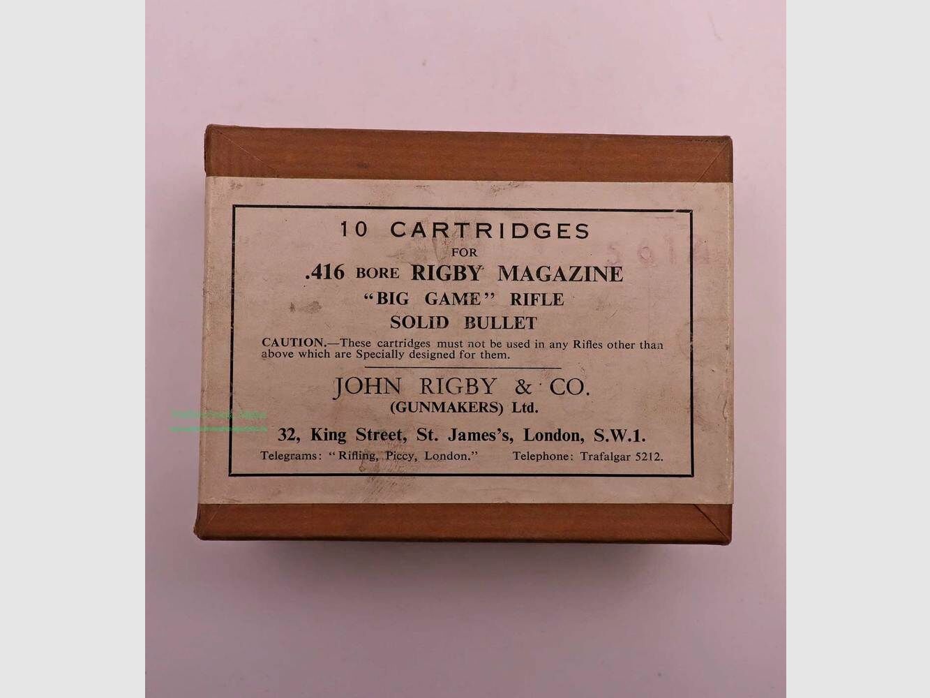 Rigby - England rifle cartridges .416 Rigby