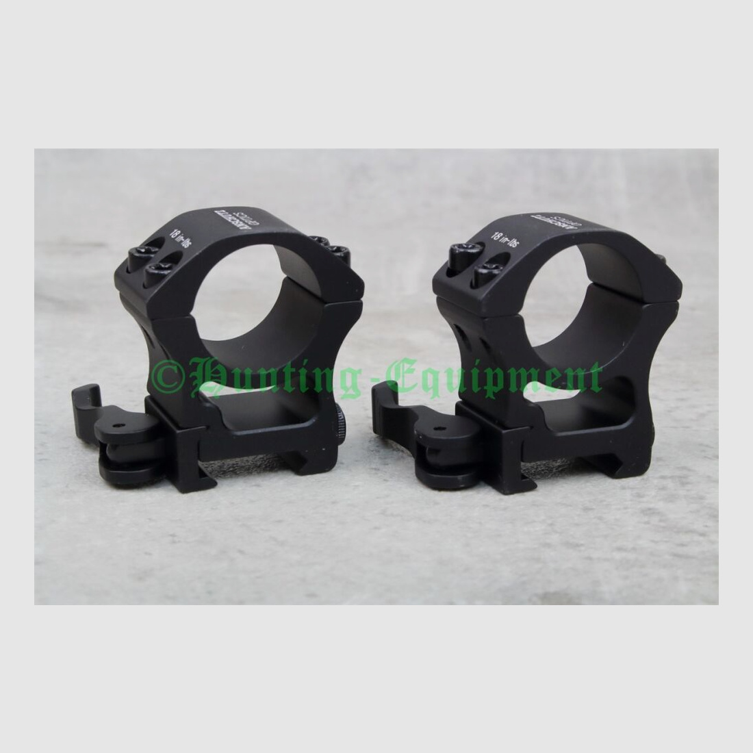 Montage d'anneaux optiques Anschütz 25,4mm Picatinny BH 17,1mm