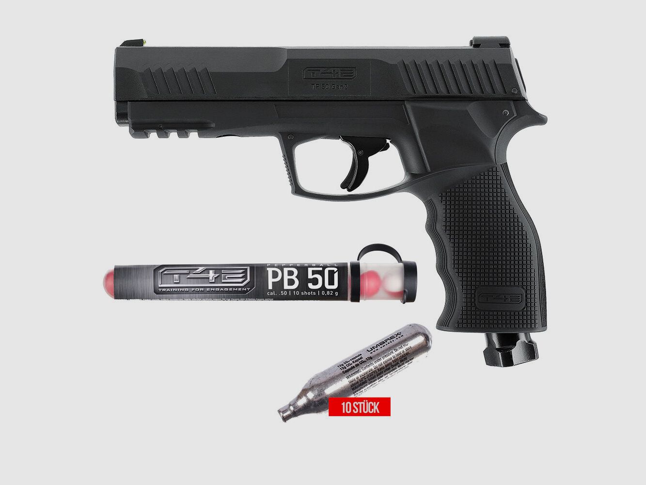 T4E TP 50 Gen2 RAM CO2 Pistole .50 Set Pepperballs