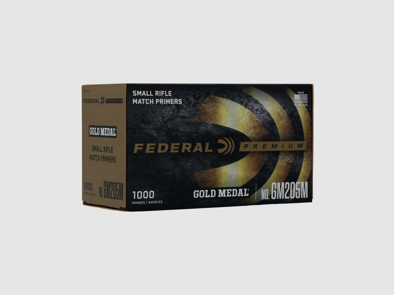 FEDERAL AMORCES GOLD MEDAL SMALL RIFLE PRIMERS N° GM205M BOITE DE 100