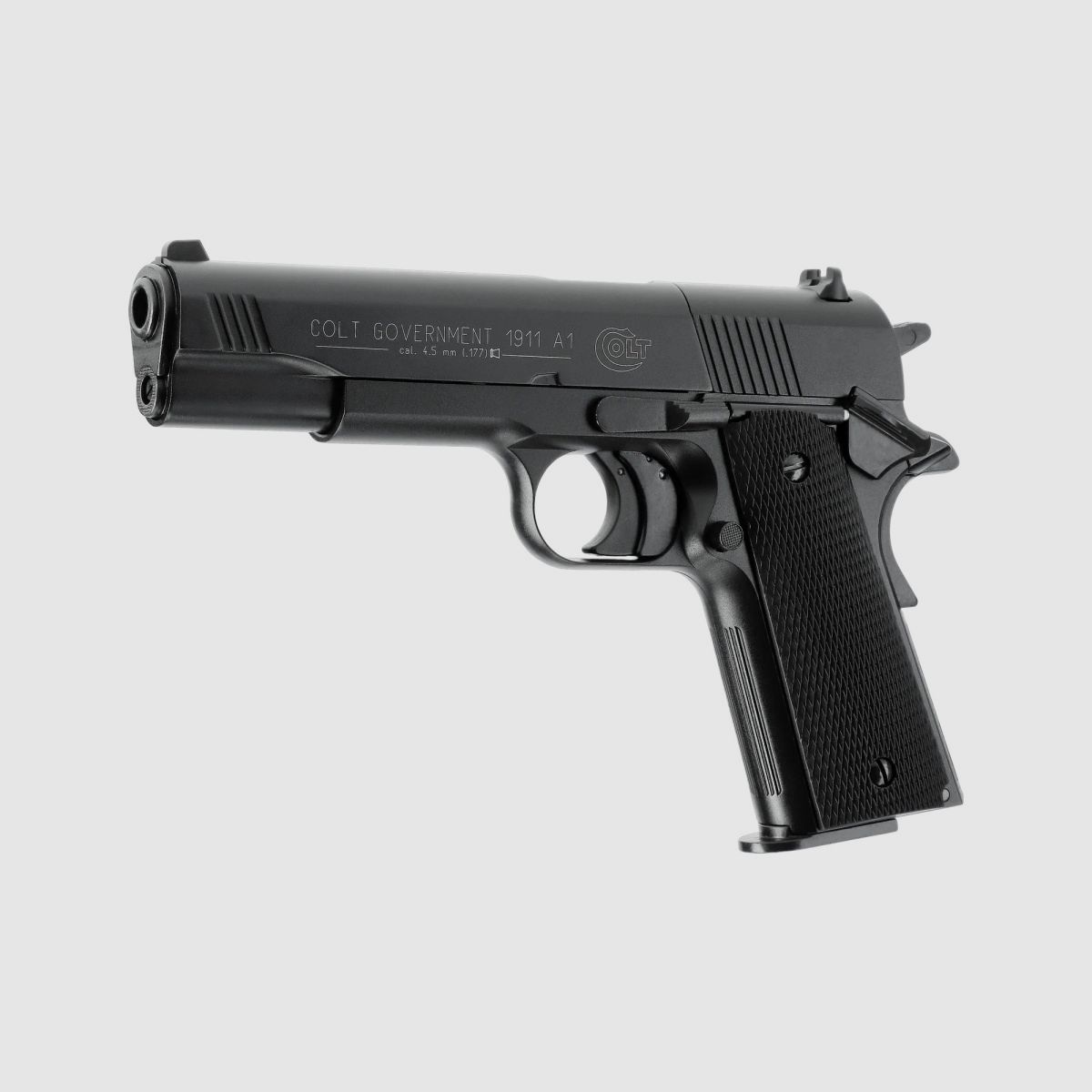 COLT Government 1911 A1 CO2 air pistol 4.5mm diabolo < 3.0 J black