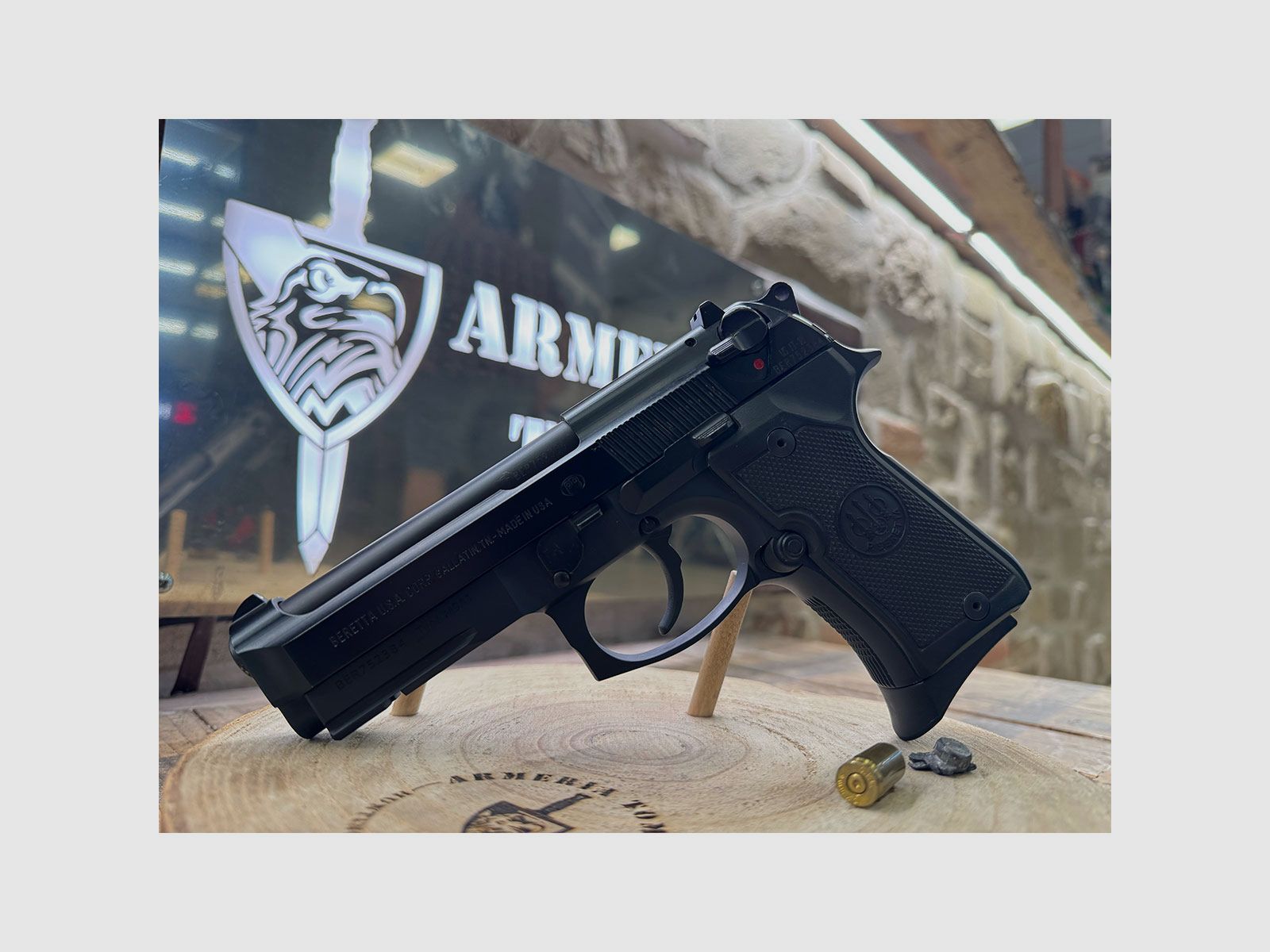 USATO – PISTOLA – BERETTA TYPE M9A1 92FS COMPACT cal. 9×21, immagine 1 di 6