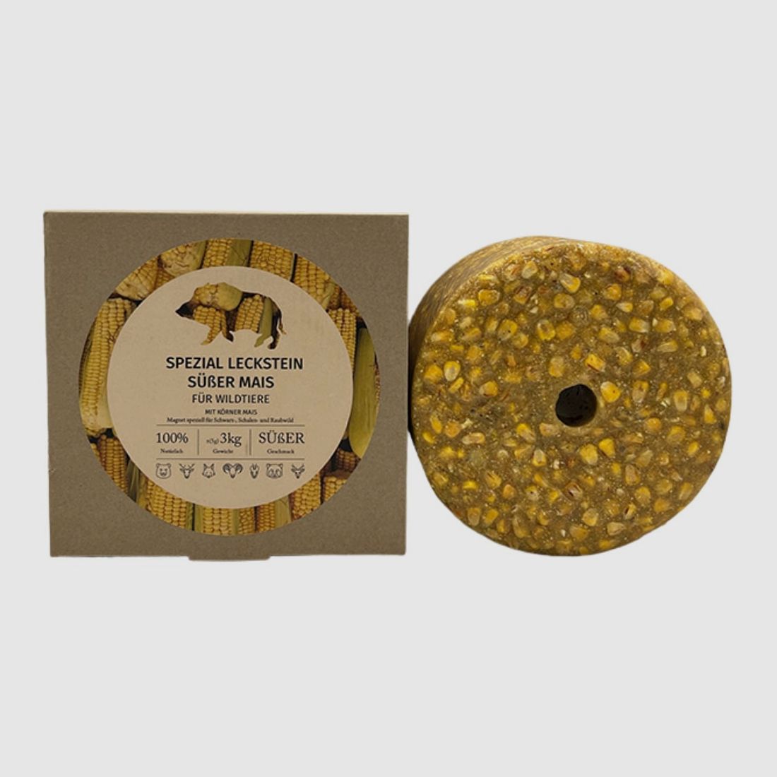 Wildlutscher Spezial Leckstein  Süßer Mais 3 kg