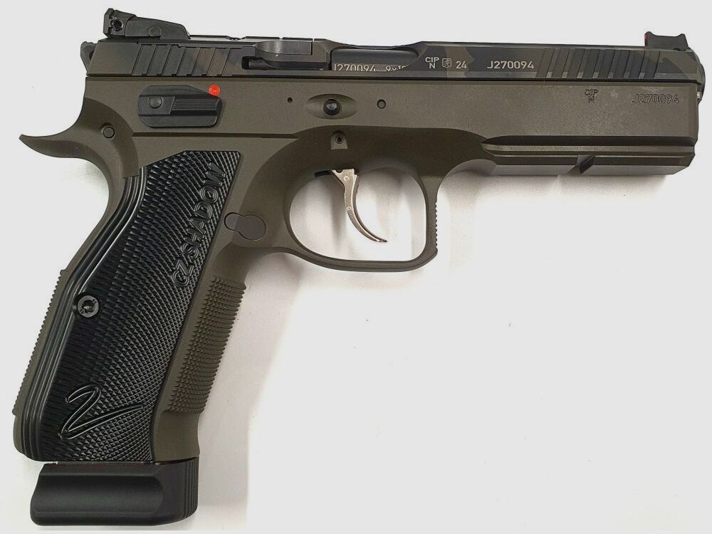 CZ 75 SP - 01, Shadow II OR, Camo Oliv Double Action DA/SA-Abzug