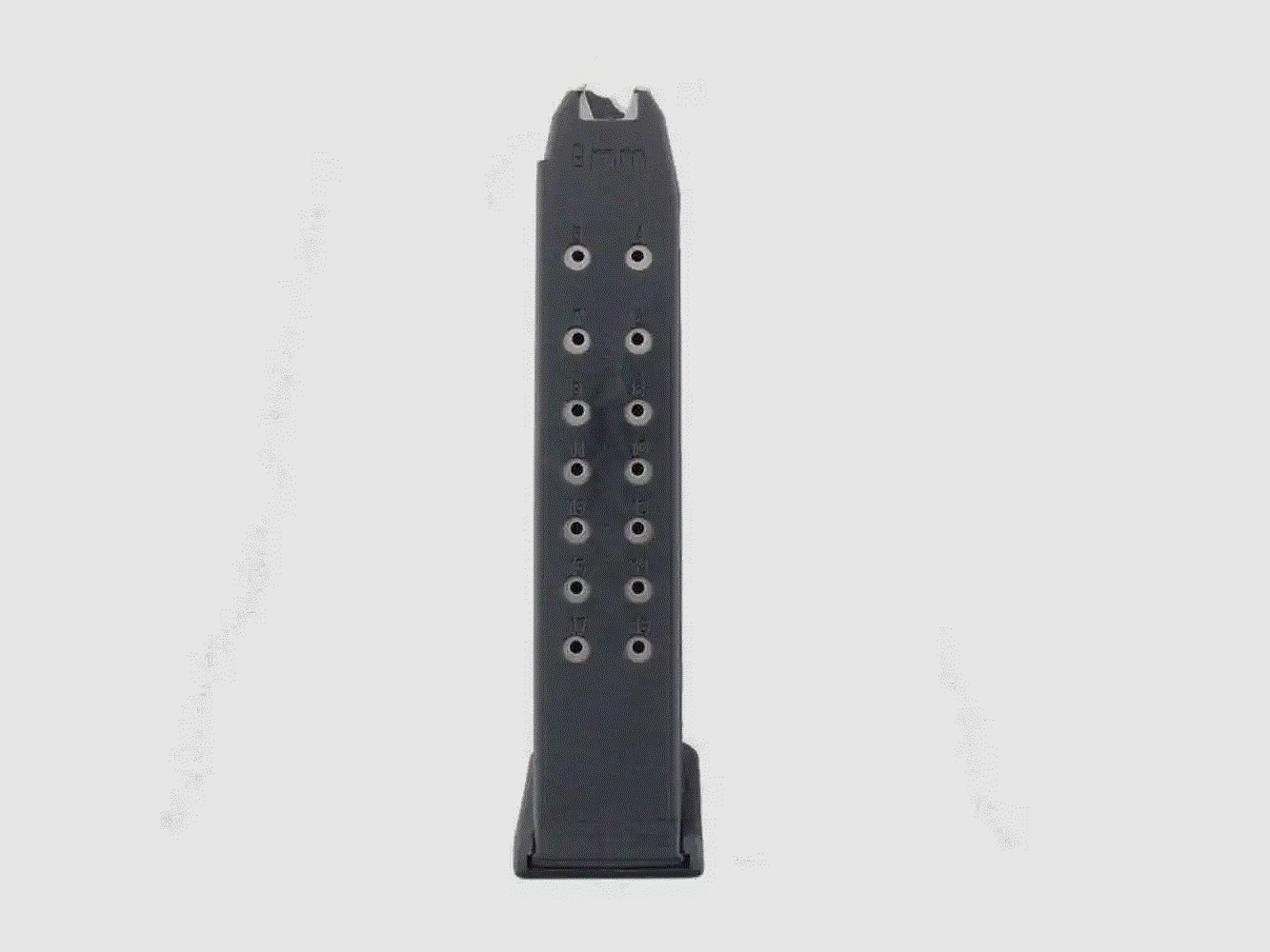 Glock magazine, 17 rounds, 9mm Luger