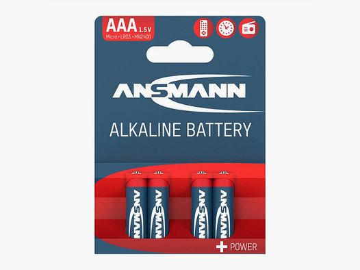 Ansmann Ansmann Batterie Alkaline Micro AAA LR03 4er-Pack