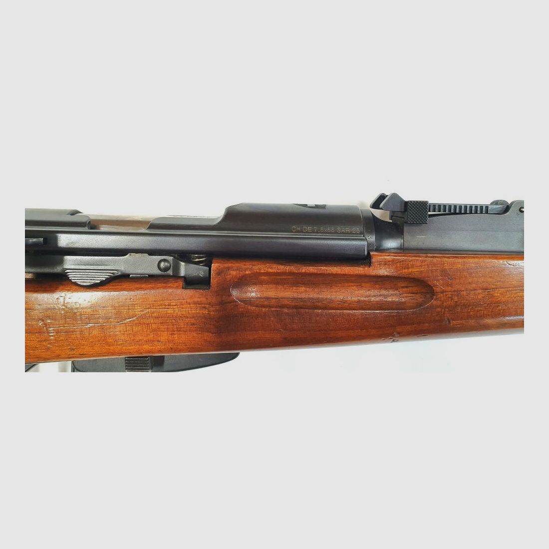 Bern Weapons Factory Repeating Rifle Bern Weapons Factory Swiss K31 Caliber 7.5x55 Swiss complete matching numbers + private