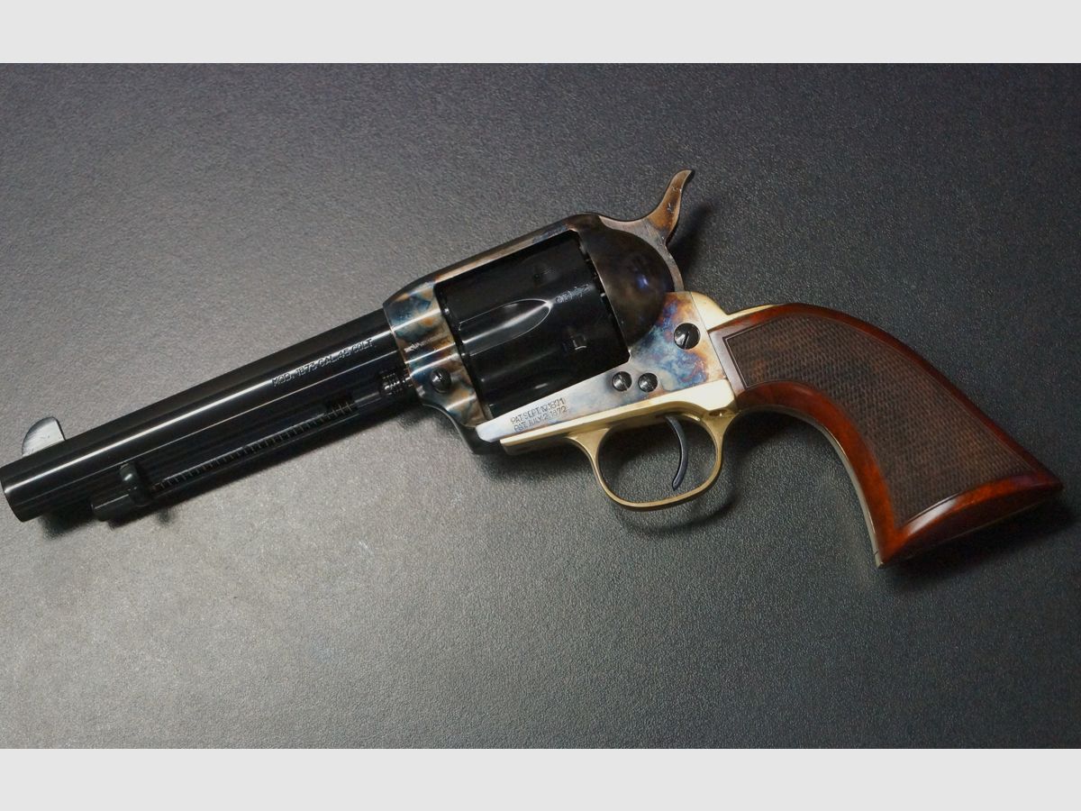 Uberti 1873 Cattleman Brass Checkered, Bild 5 von 5