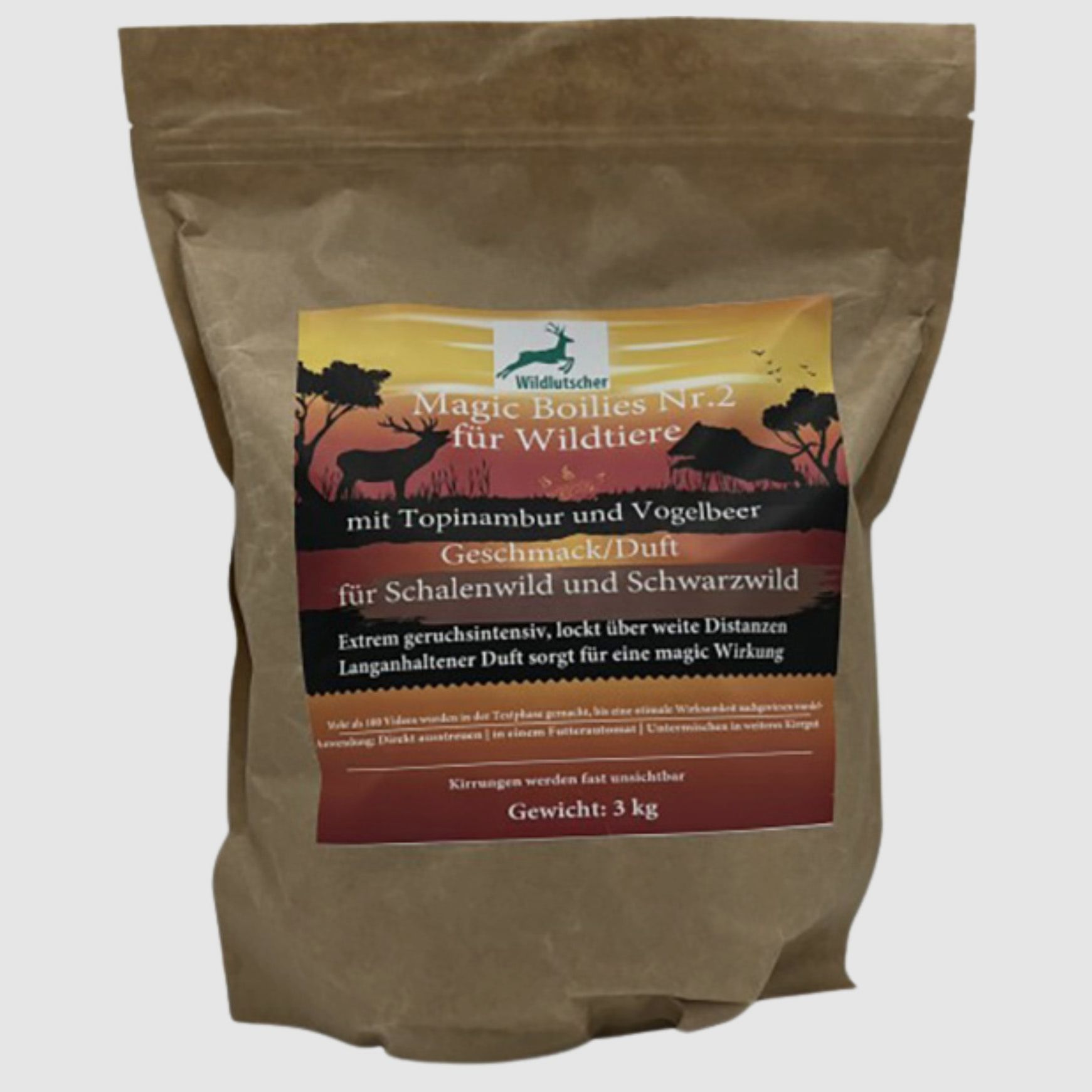 Wildlutscher Magic Boilies Nr.2 Topinambur/Vogelbeere 3 kg