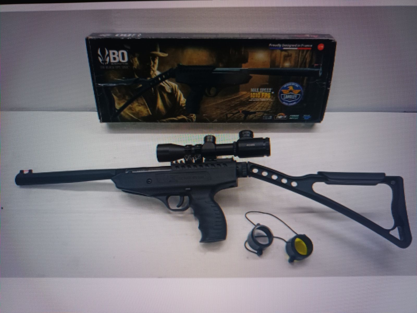 BO Langley Pro Sniper __ OVP__ Scope 4x32EG __ Air pistol Cal 4.5mm (.177) __ SINGLE-SHOT Air rifle, image 1 of 4