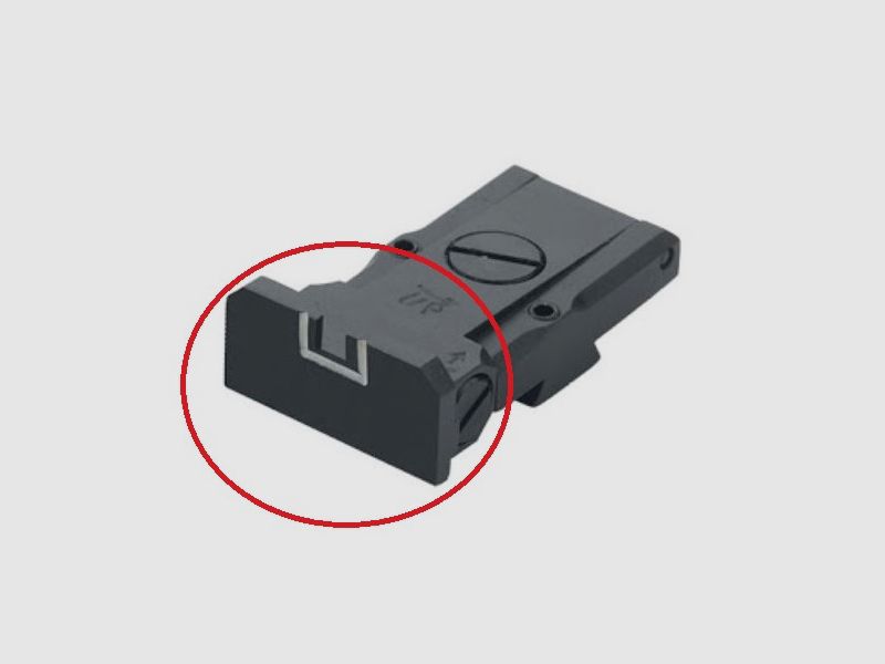 TRT Visierblatt Outline weiß Desert Eagle
