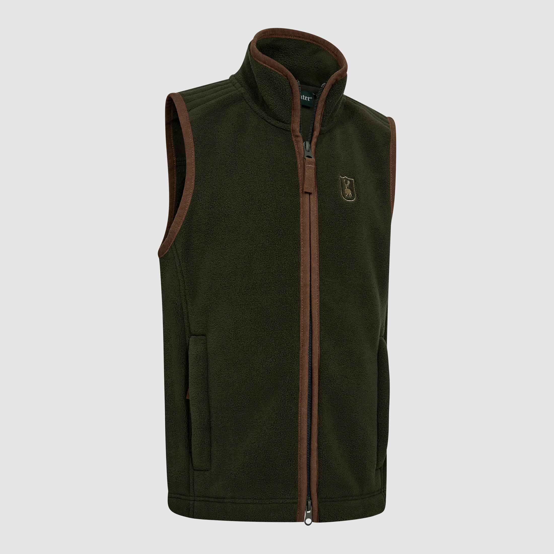 Gilet en polaire pour enfants Cumbria - Forest Ember - Taille enfant : 128