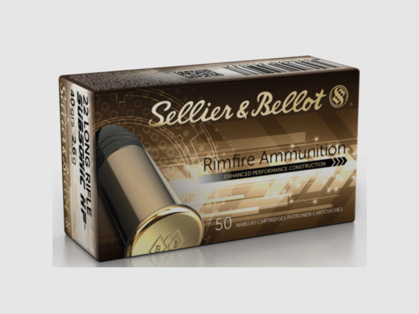 22 long rifle Subsonic S&B HP 40gr VE50