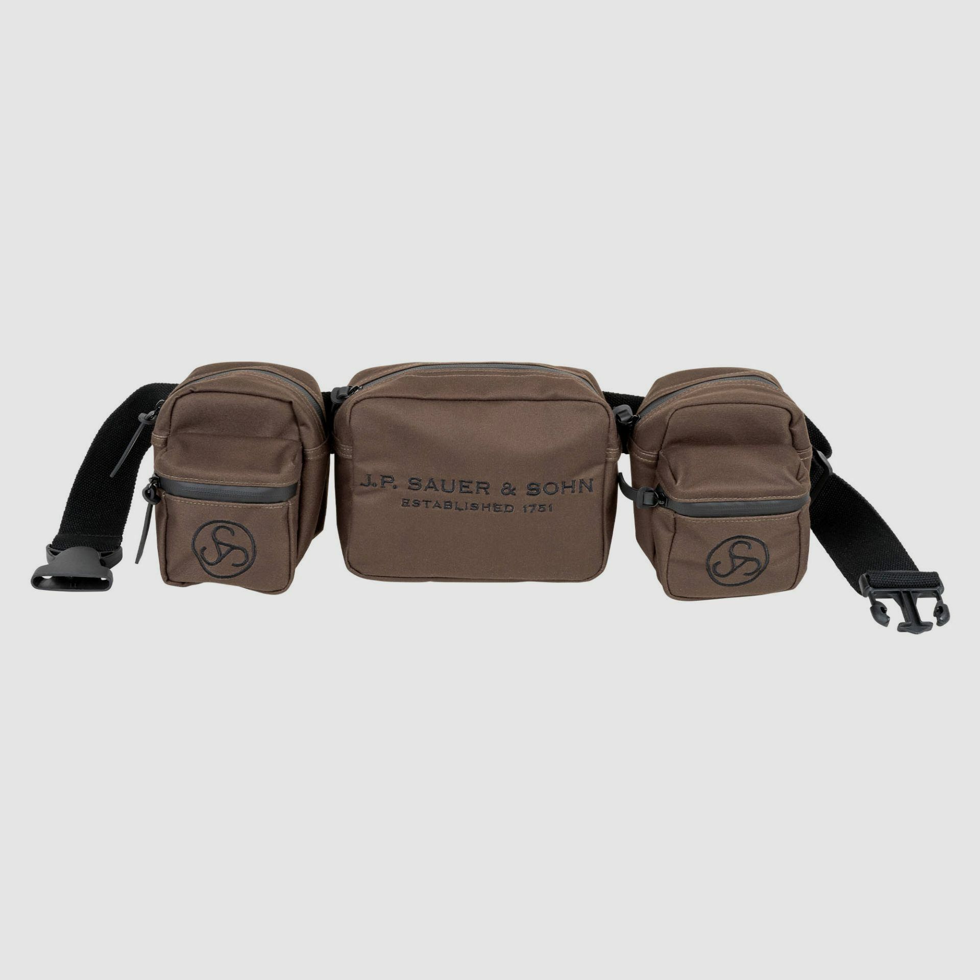 Blaser seat cushion loden/leather 40x35cm