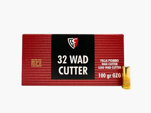 Fiocchi .32 S&W long LWC 6,5g/100gr. Cartuchos de pistola