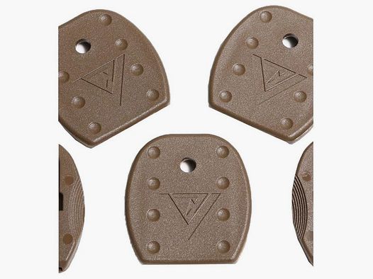 TANGODOWN FLOORPLATES GLOCK® TANGODOWN TACTICAL MAGAZINE FLOOR PLATES FOR GLOCK BROWN