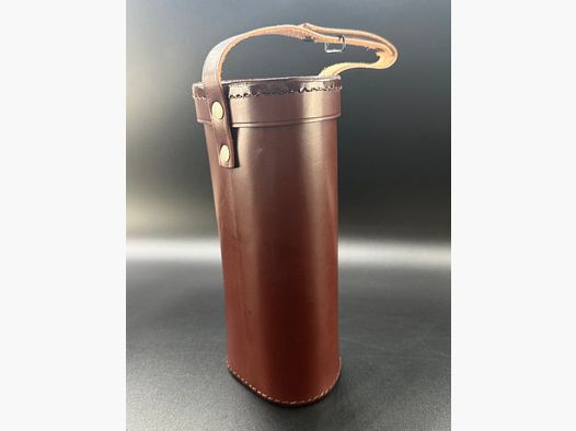 bolsa de monocular marrón, funda, dimensiones interiores 6,5 x 8 x 18 cm