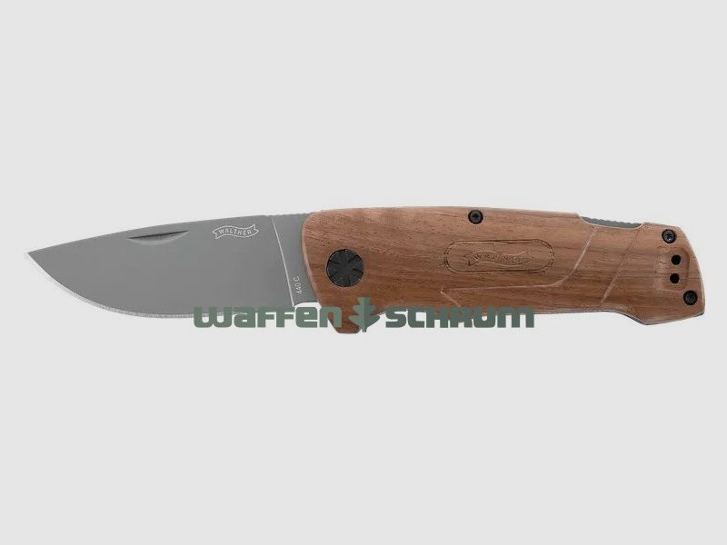 Walther Klappmesser Blue Wood Knife BWK 2