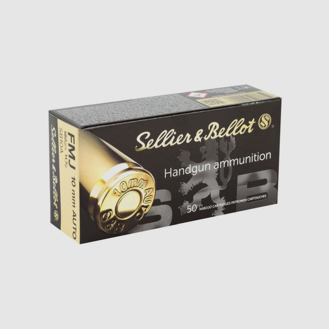 S&B CARICHE 10MM AUTO FMJ 180 GR