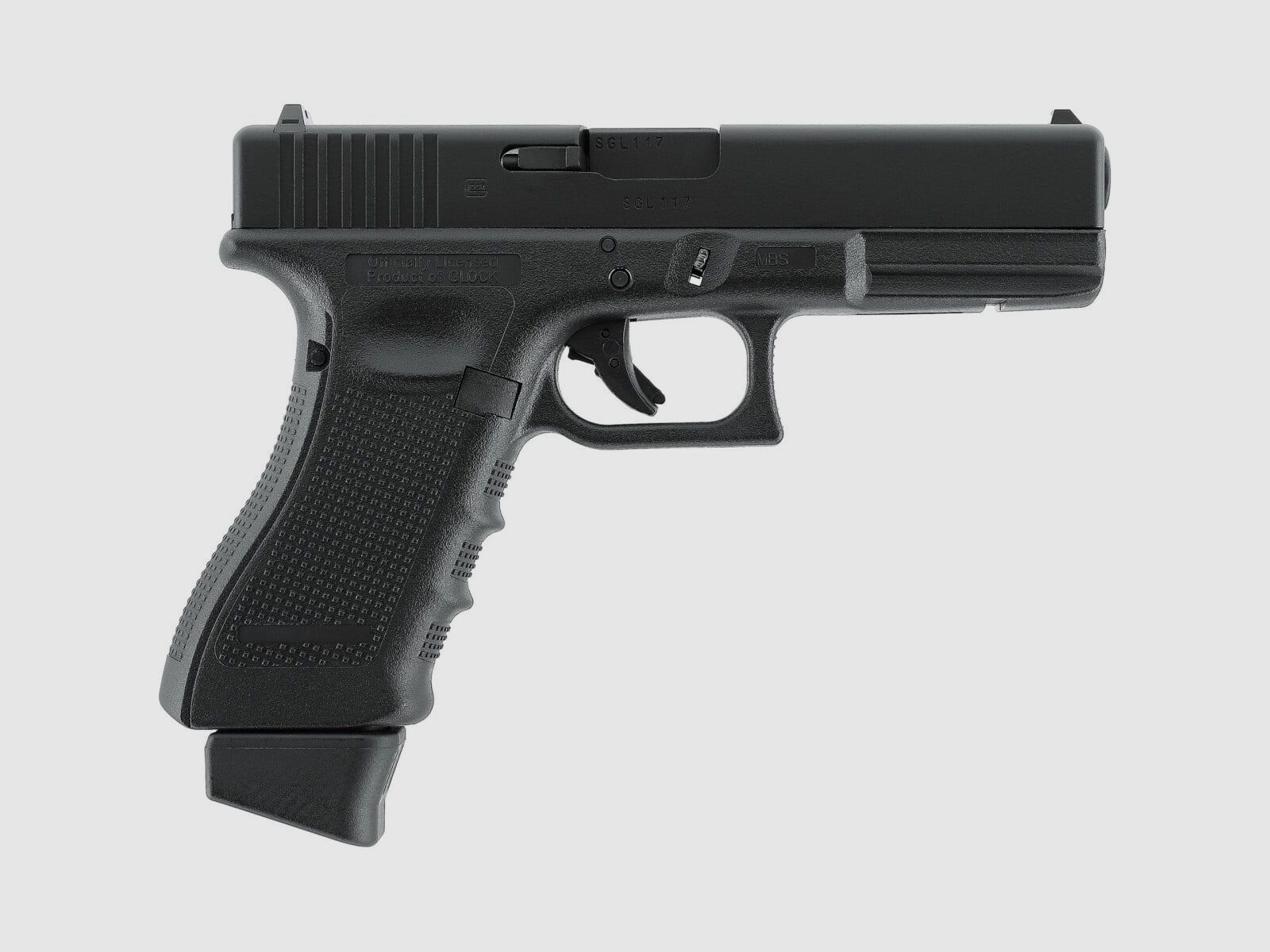 Glock 17 Gen4 Metalen Sluiter Co2 GBB Zwart - Umarex