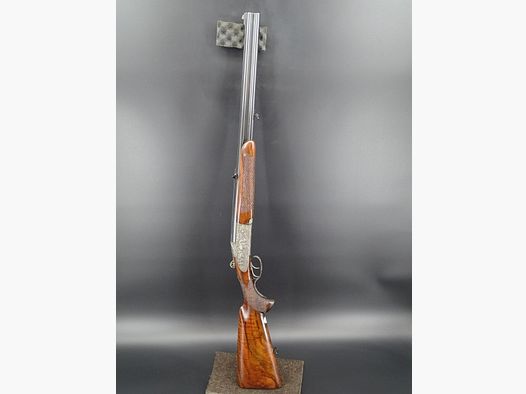 Double express rifle Mischitz engraving rhinoceros bison cheetah caliber 9.3x74R collection liquidation