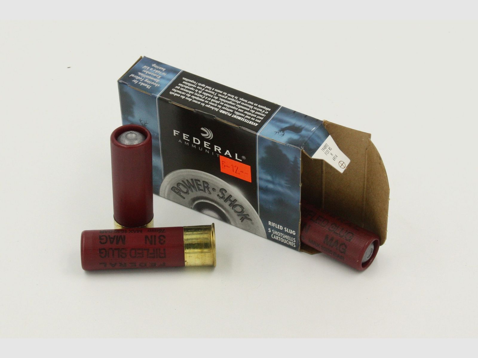 Federal, 12/76 Power-Shok Boulet Rayé, 35.4 gr., 5 pcs.