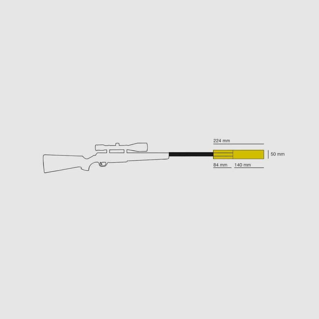 Hausken SD 224 Hybrid Titan Cal. 30, image 2 sur 2