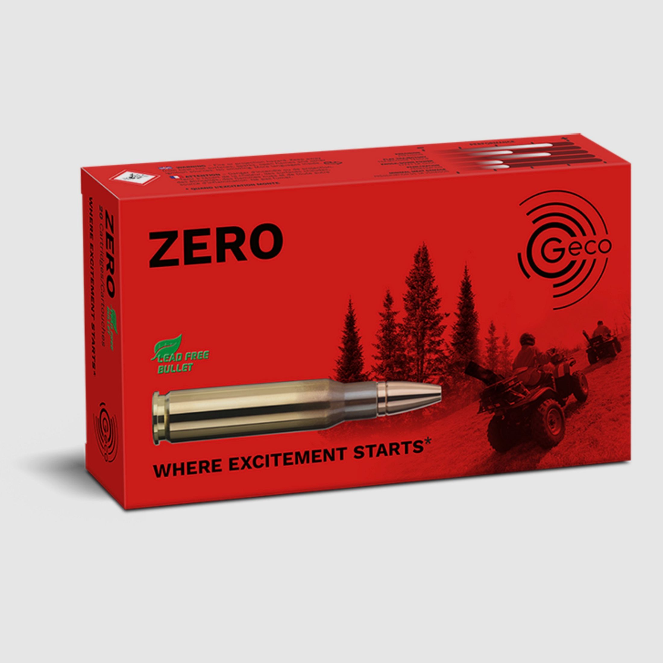 Geco 2318947 Zero 8x57 IS 9,0g 139grs. Bezwonny 20 szt.