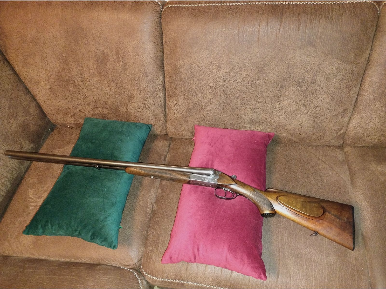 Hubertus Suhl escopeta doble 12/70, imagen 1 de 7