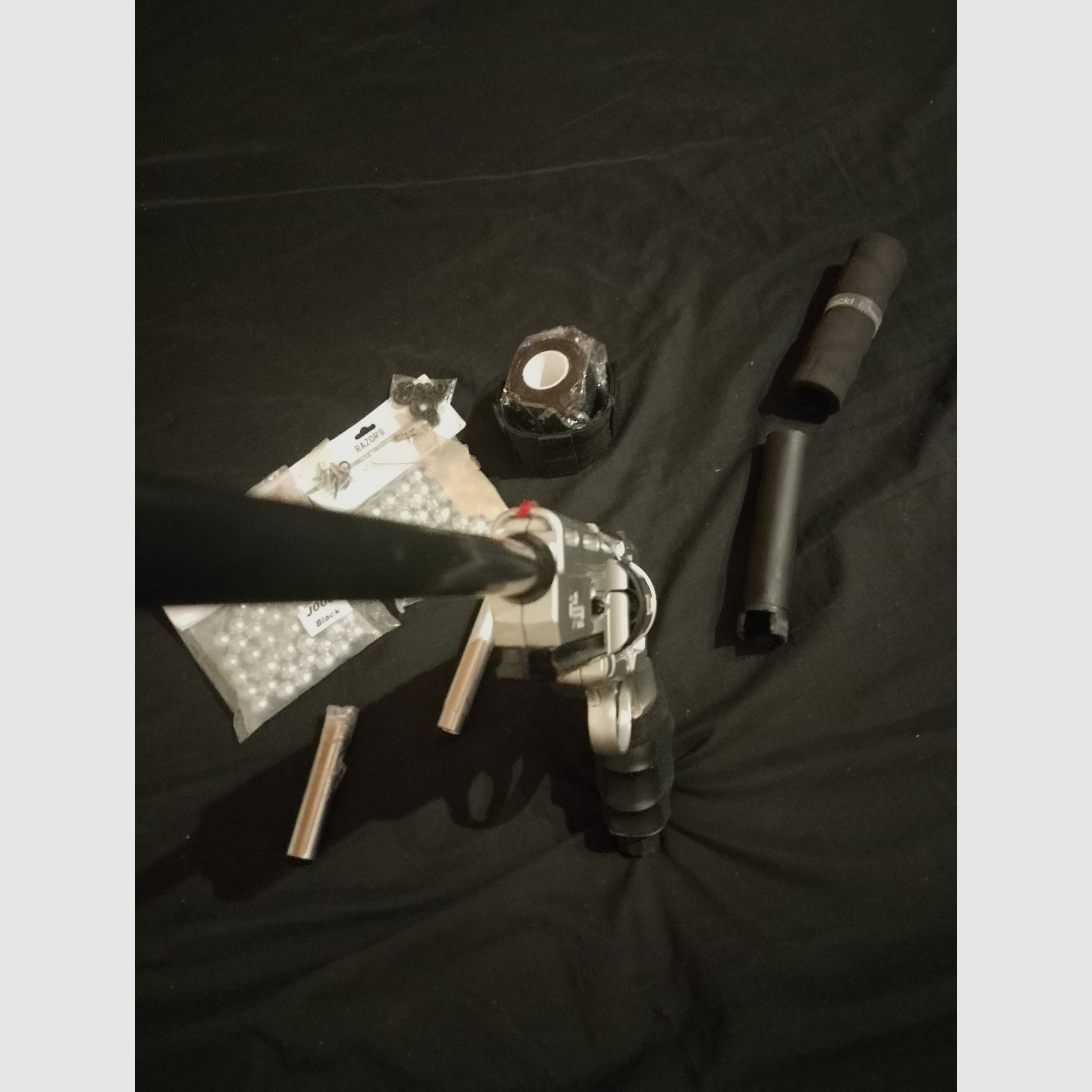 Sonderanfertigung T4e HDR50 RAM Paintball Markierer Cal .50 Long Run Rifle langer Lauf Big Power kit full Open Bastler defekt Projekt Steel Balls stahl Kugeln 