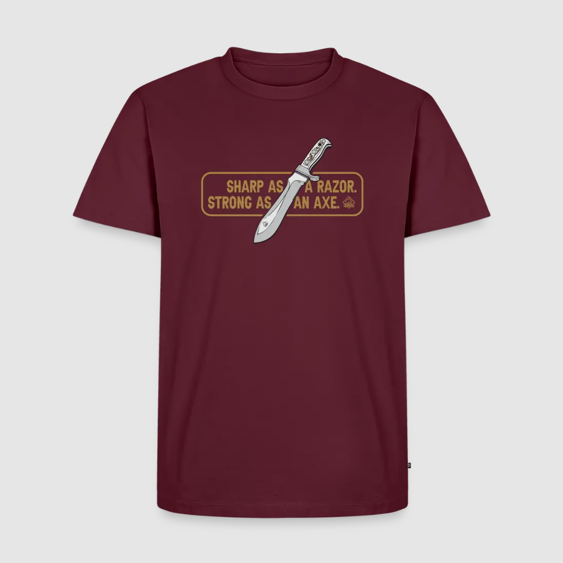 PUMA Men´s Premium T-Shirt "White Hunter Sharp & Strong"