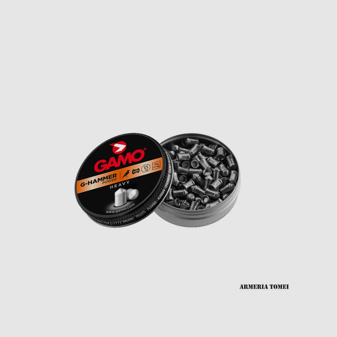 PALLINI ARIA COMPRESSA – GAMO – G-HAMMER POWER CAL. 5,5 – 1,8G / 27,76GR PZ. 200