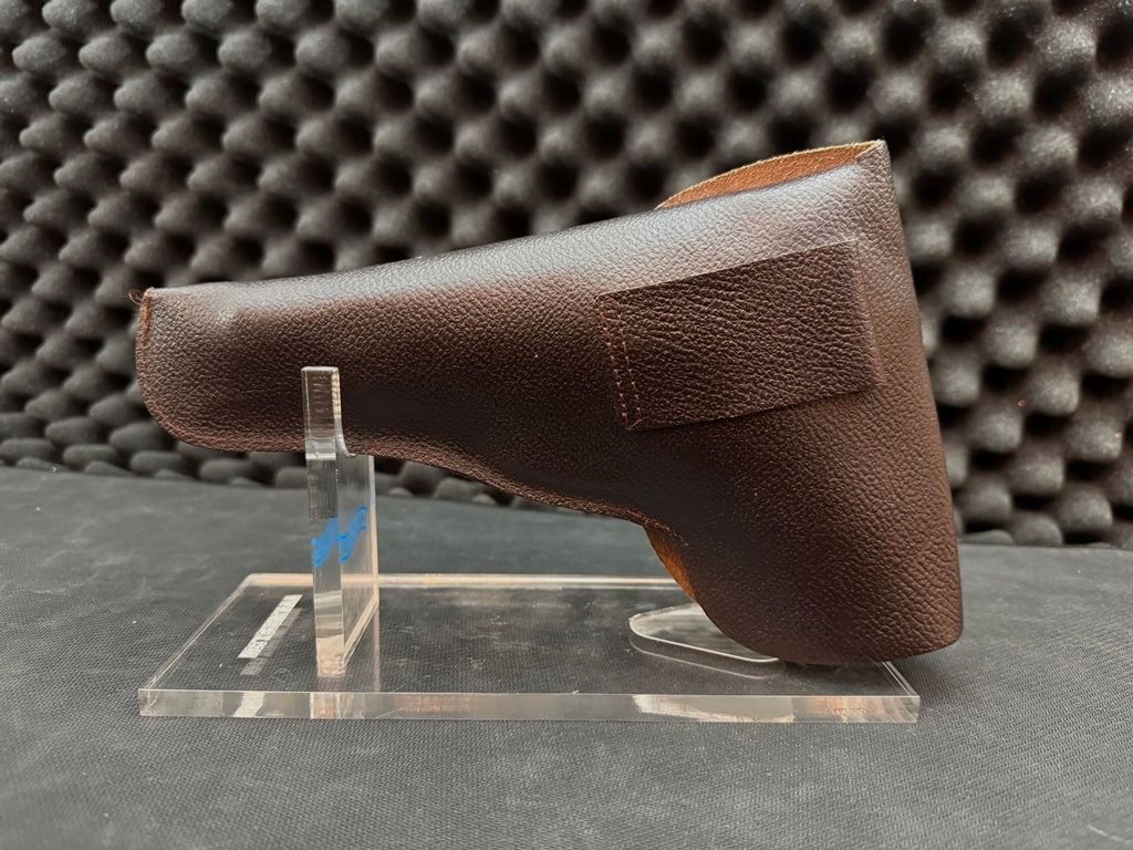 Belt holster, CZ75, leather, dark brown