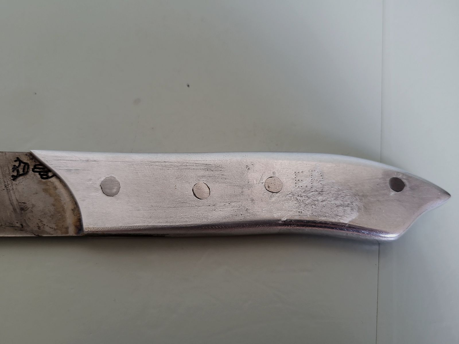 2 WK - WW cuchillo - cuchillo de soldado arte de trinchera - años 1940