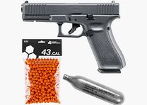 GLOCK 17 Gen5 RAM Pistol Players Pack / Paintball Complete Package