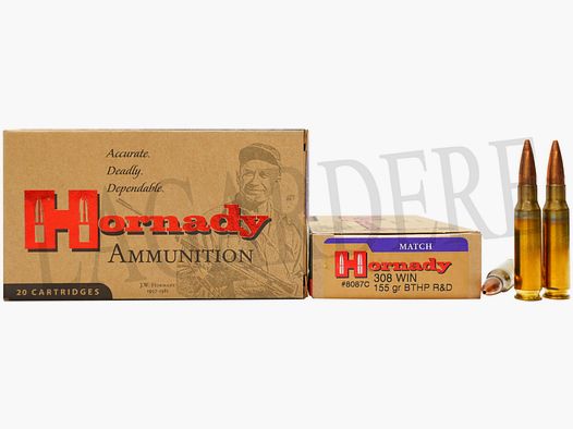 HORNADY MATCH(CARTOUCHE A BALLE)