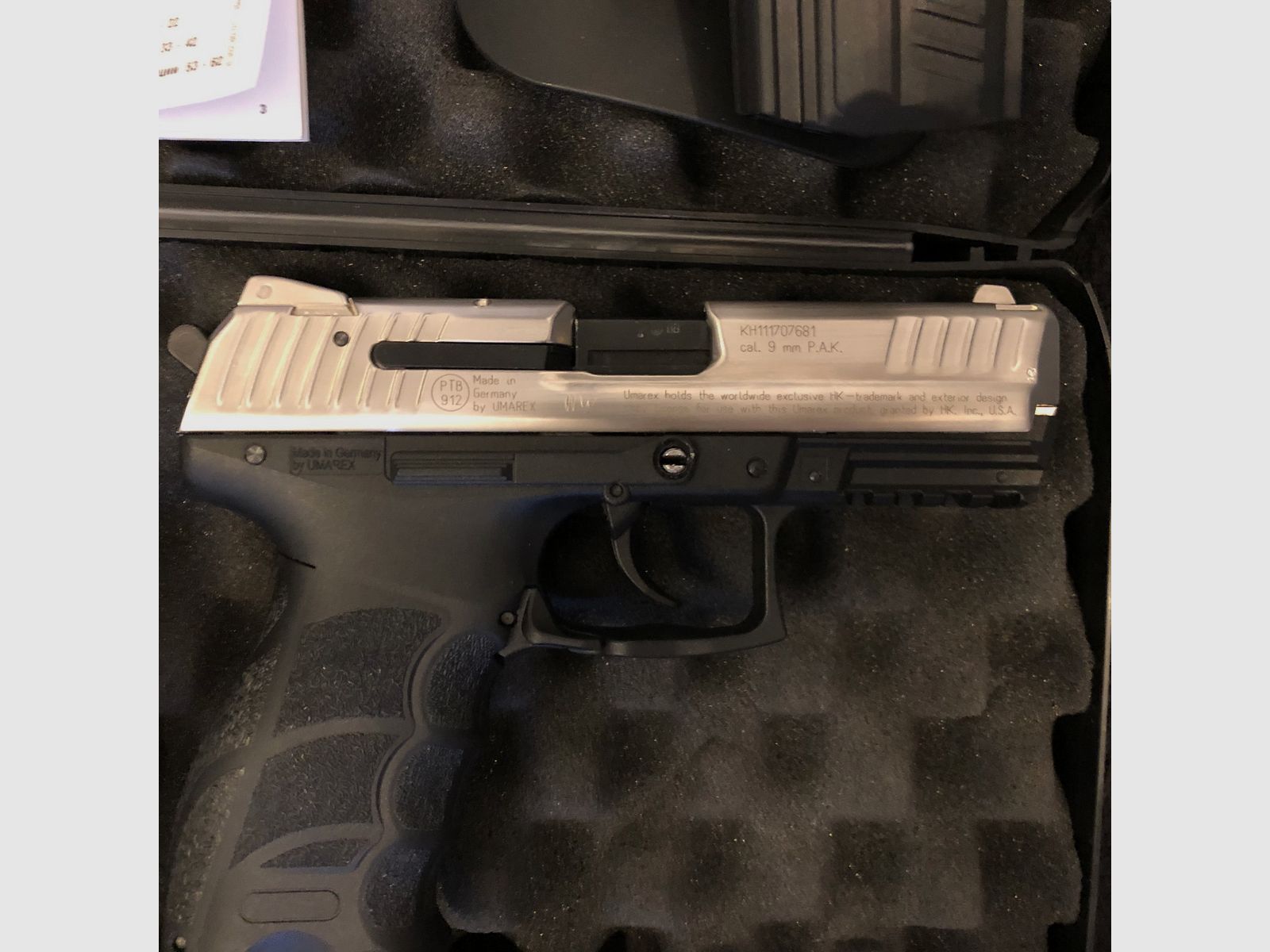 HK P30 Nichel + Fondina