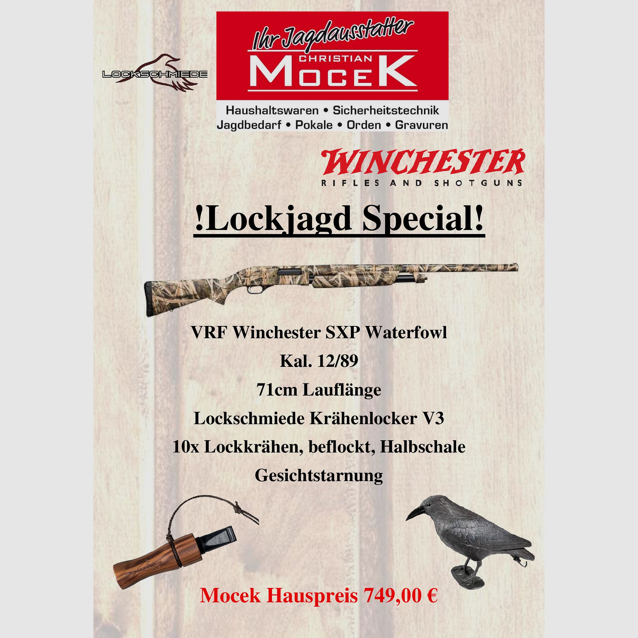 Winchester SXP Waterfowl, 71cm, Lock spécial chasse