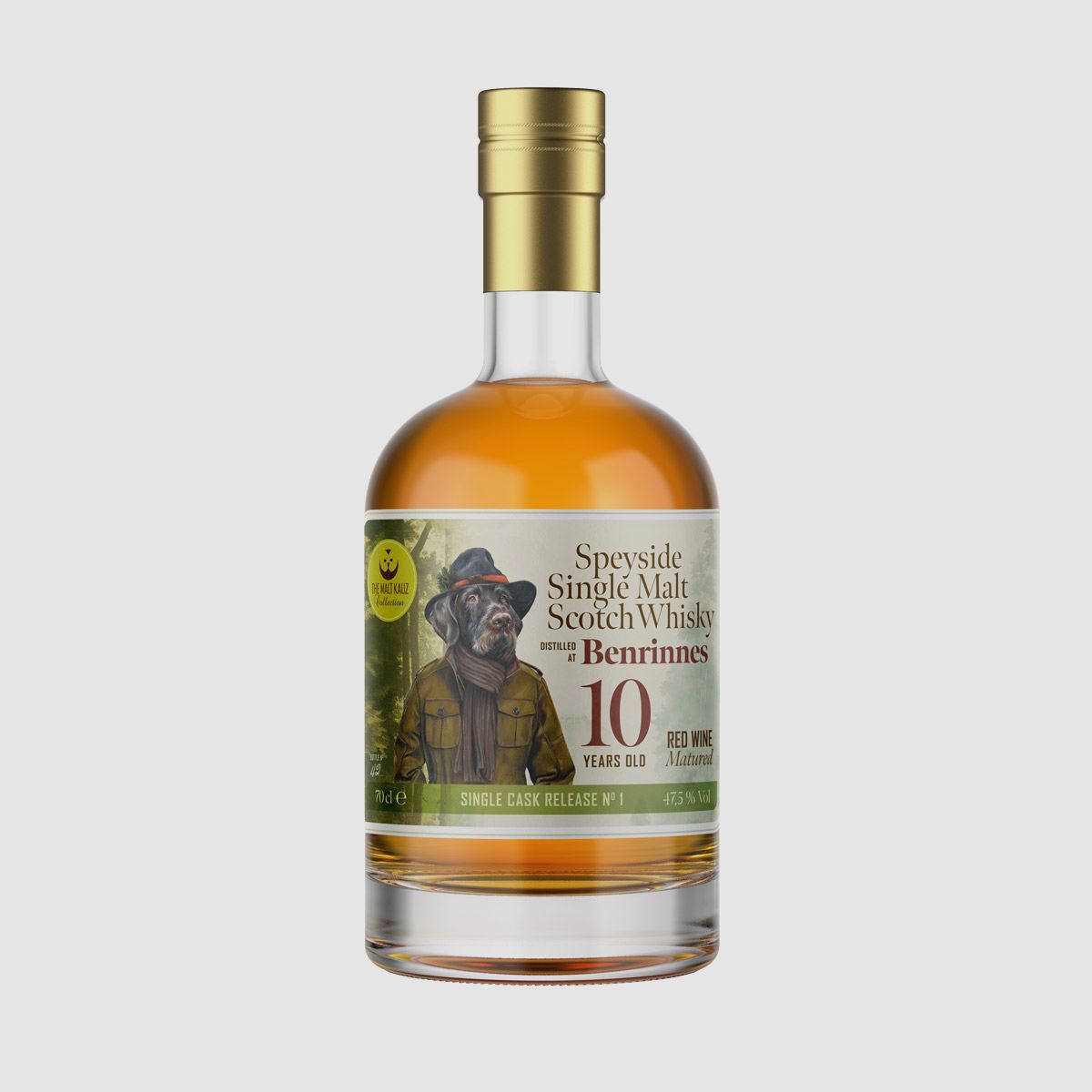 THE MALT KAUZ Single Malt Scotch Whisky, Benrinnes 10yo