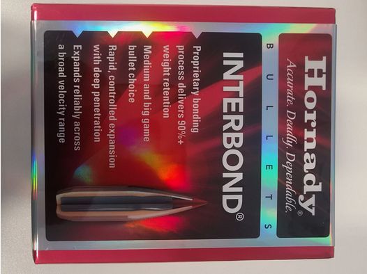 Hornady INTERBOND Geschosse 7mm