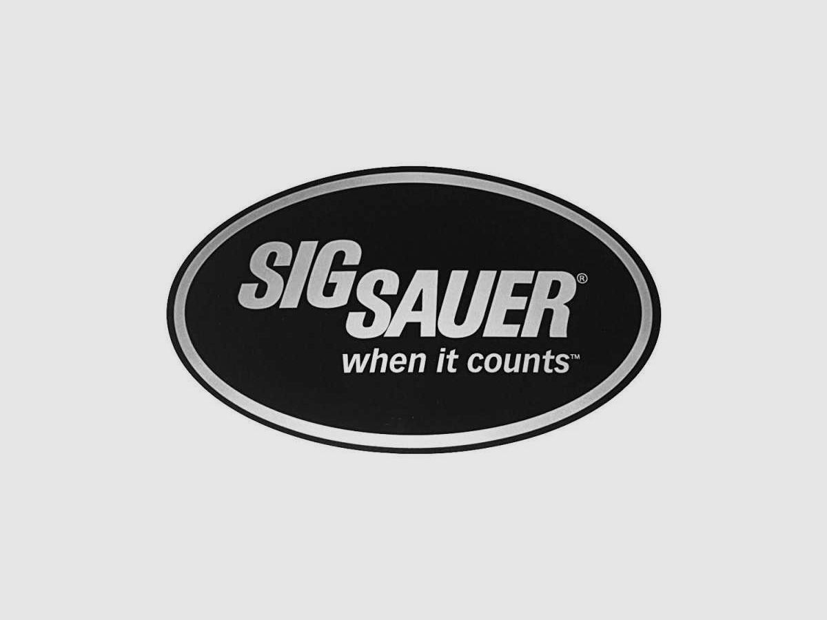 SigSauer Aufkleber, 140x85mm