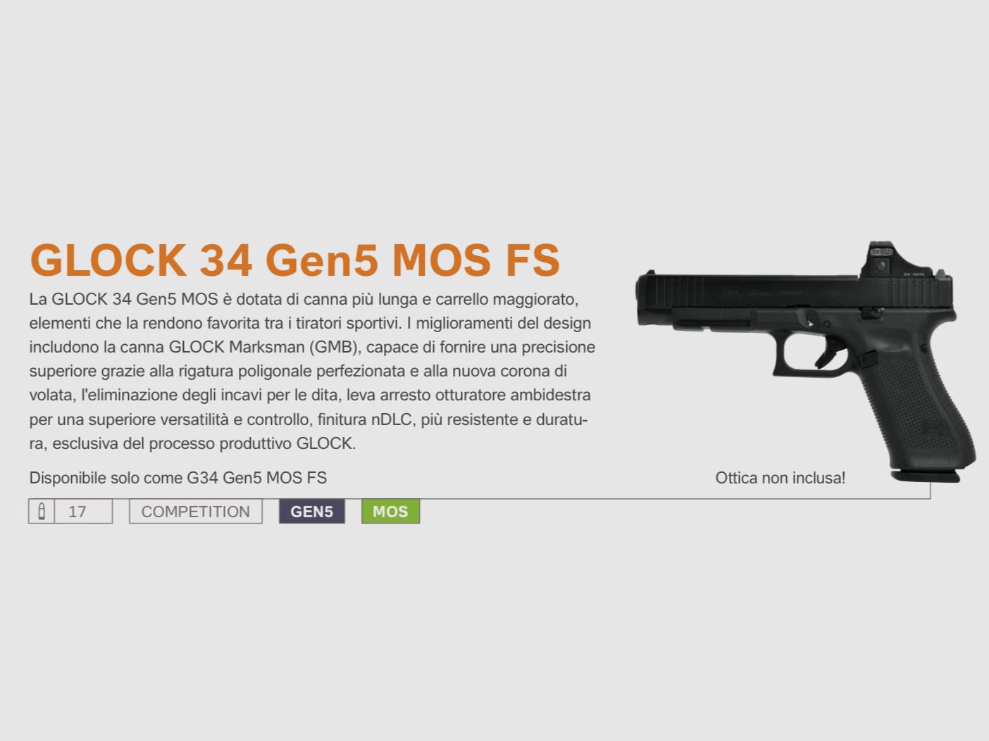 GLOCK / SEMIAUTOMATISCHE PISTOLE / ALLE MODELLE, Bild 12 von 30