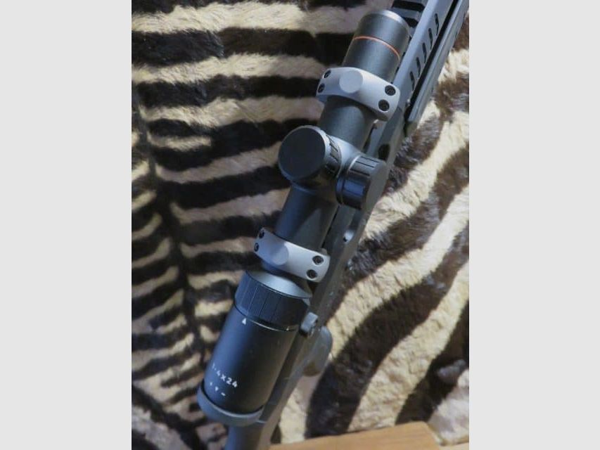 Fucile a pompa FABARM STF cal.12/76 – ca. 61cm – ottica Solognac 1-4×24, immagine 7 di 10