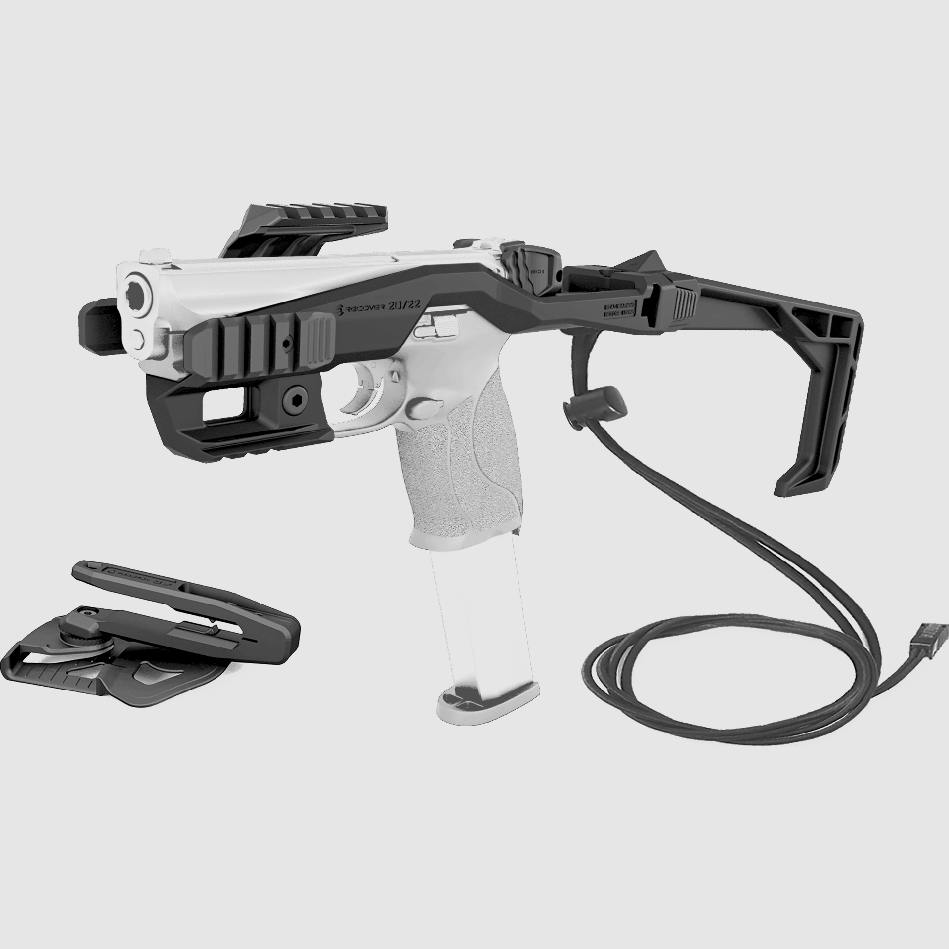 Recover 20/22 Stabilizer Komplettkit für Smith & Wesson, inkl. Holster