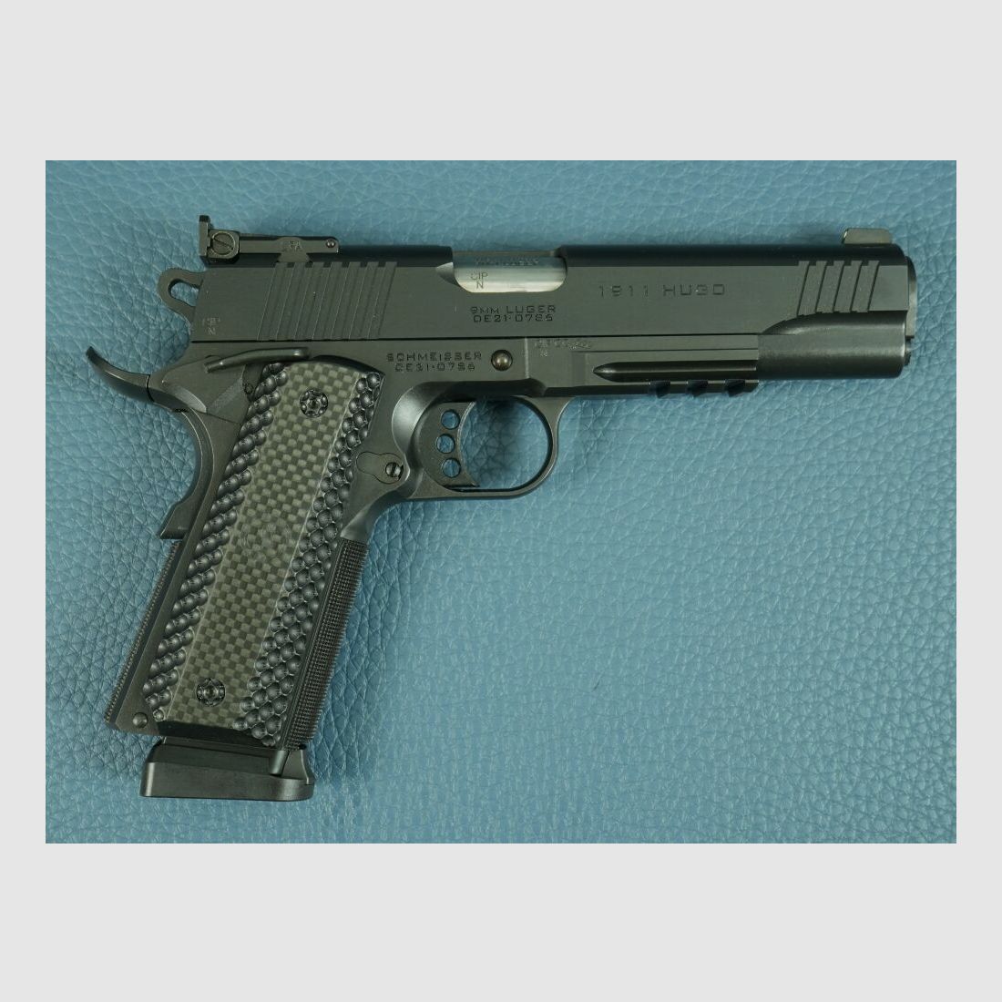 Schmeisser 1911 Hugo inkl. Koffer, Anleitung und zweites Magazin 9mmLuger