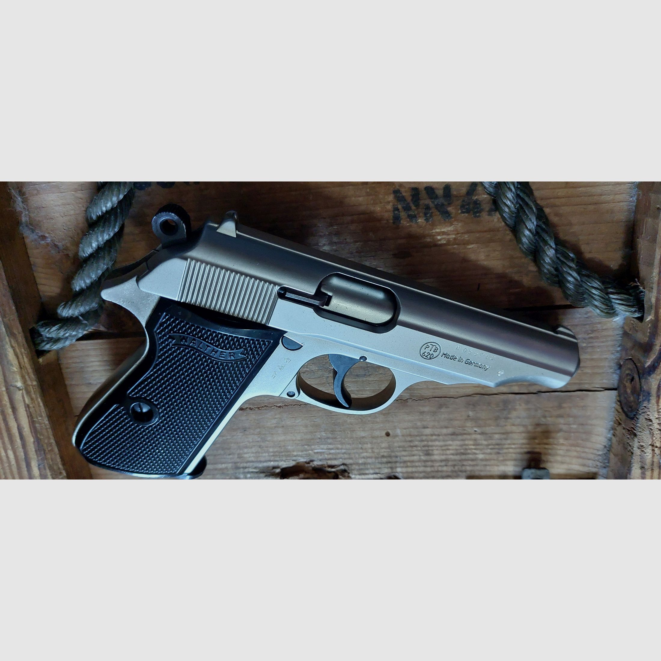 Walther PP chrom 9 mm PAK (PTB 620)